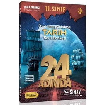 11. Sınıf Tarih 24 Adımda Özel Konu Anlatımlı Soru Bankası Sınav Dergisi Yayınları