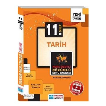 11. Sınıf Tarih Konu Özetli Video Çözümlü Soru Bankası / Mehtap Karaaslan / Evrensel İletişim Yayınları
