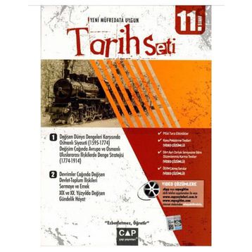 11. Sınıf Tarih Seti Çap Yayınları