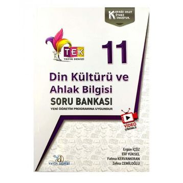 11.Sınıf Tek Serisi Video Çözümlü Din Kültürü ve Ahlak Bilgisi Soru Bankası Yayın Denizi Yayınları
