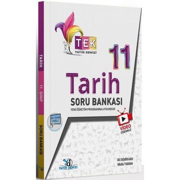11. Sınıf Tek Serisi Video Çözümlü Tarih Soru Bankası Yayın Denizi Yayınları