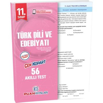 11. Sınıf Türk Dili Ve Edebiyatı Akıllı-Test Puan Yayınları
