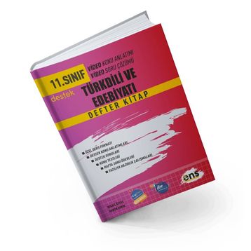 11. Sınıf Türk Dili ve Edebiyatı Defter Kitap 2023 - Ens Yayınları