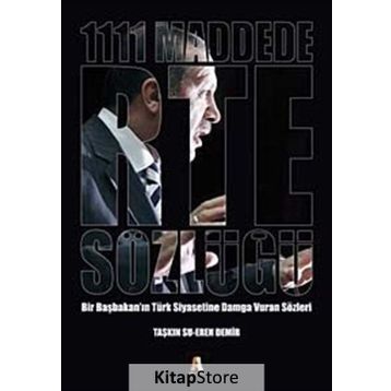 1111 MADDEDE RTE SÖZLÜĞÜ - TAŞKIN SU;EREN DEMIR