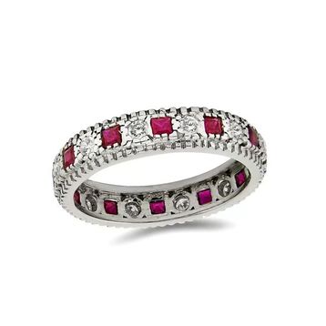 1,14 ct Pırlanta Yakut Yüzük