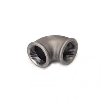 1/2 Fittings Siyah Dirsek