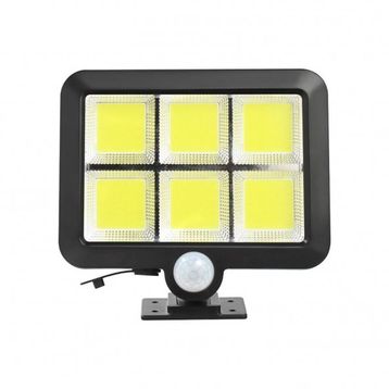 120 Cob Led Solar Panel Güneş Enerjili Bahçe 3 Mod Duvar Lambası