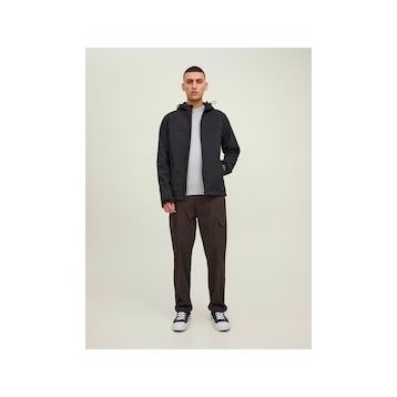 12212363 Jack & Jones Jjemarvin Hood Softshell Noos Erkek Mont Black
