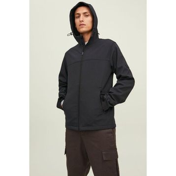 12212363 Jack & Jones Jjemarvin Hood Softshell Noos Erkek Mont Black
