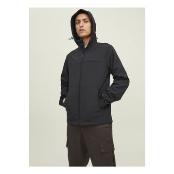 12212363 Jack & Jones Jjemarvin Hood Softshell Noos Erkek Mont Black