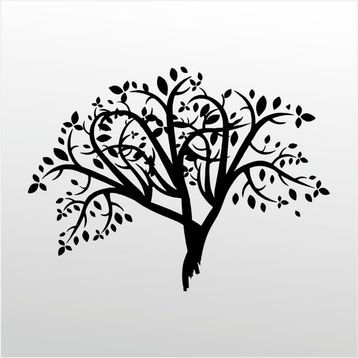 130 cm Ağaç Deseni Folyo Sticker
