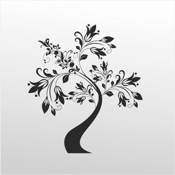 130 cm Ağaç Deseni Folyo Sticker