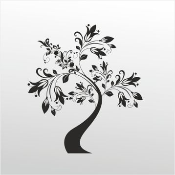 130 cm Ağaç Deseni Folyo Sticker