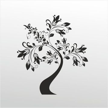 130 cm Ağaç Deseni Folyo Sticker