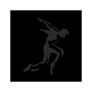 130 cm Dansçı Folyo Sticker
