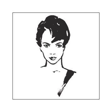 130 cm Kadın Folyo Sticker