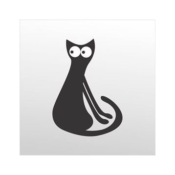 130 cm Kedi Folyo Sticker
