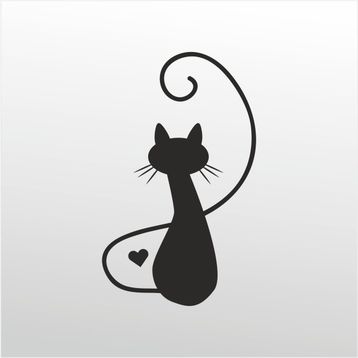 130 cm Kedi Folyo Sticker