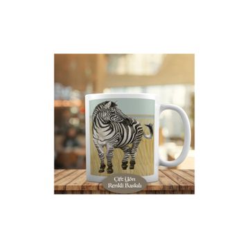 1308-14005 Ormanda Zebra Kupa Bardak