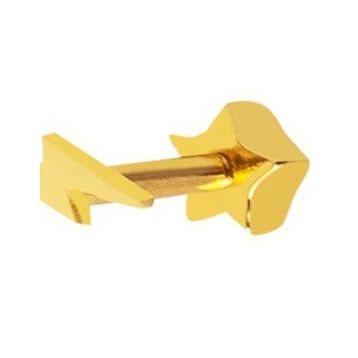 14 Ayar Altın Tragus Piercing Küpe
