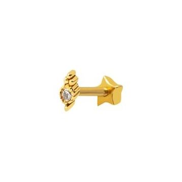 14 Ayar Altın Tragus Piercing Küpe