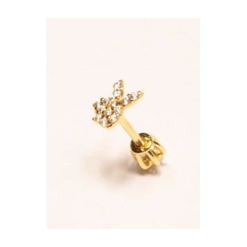 14 Ayar Altın Tragus Piercing Küpe