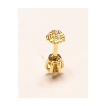 14 Ayar Altın Tragus Piercing Küpe