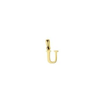 14 Ayar Altın U Harfi Kolye Ucu 0,45 gr