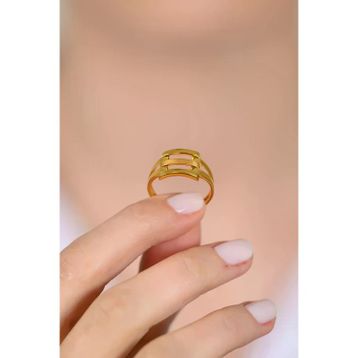 14 Ayar Kaburga Model Altın Yüzük
