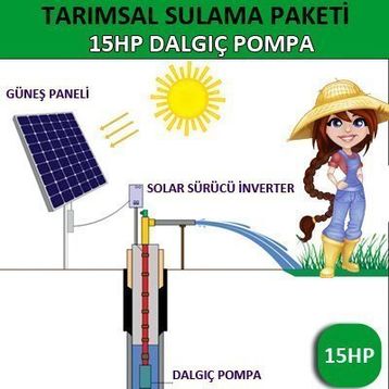 15 HP Dalgıç Pompa - Tarımsal Sulama Sistemi