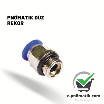 1/8-4 mm Pnömatik Düz Rekor