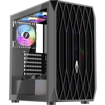 1stplayer Ariya AY7 Siyah 650W 80+ ARGB 4x12 cm Fan Temperli Cam Mesh USB 3.0 ATX Bilgisayar Kasası
