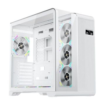 1stplayer RT7 Digital 850W 80+ Gold Full Modüler 4x12 cm ARGB 3 Taraflı Temperli Cam USB 3.0 Type-C Beyaz Atx Kasa
