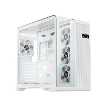 1stplayer RT7 Digital 850W 80+ Gold Full Modüler 4x12 cm ARGB 3 Taraflı Temperli Cam USB 3.0 Type-C Beyaz Atx Kasa