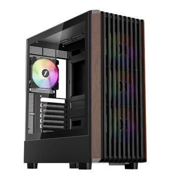 1stplayer WD5 750W 80+ Silver Atx 3.1 Argb 4x12 cm Fan Temperli Cam USB 3.0 Siyah Atx Kasa