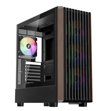 1stplayer WD5 750W 80+ Silver Atx 3.1 Argb 4x12 cm Fan Temperli Cam USB 3.0 Siyah Atx Kasa