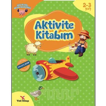 2-3 Yaş Aktivite Kitabım - Yeti Kitap