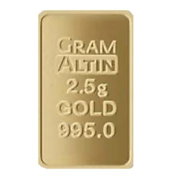 2.5 gr 24 Ayar Külçe Altın