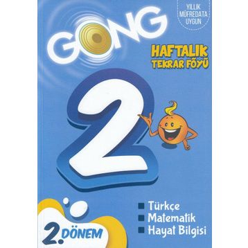 2. Sınıf Haftalık Tekrar Föyü 2. Dönem-Gong Yayınları