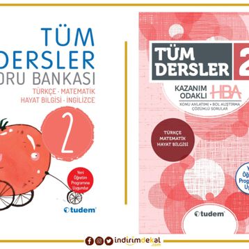 2.Sınıf HBA Tüm Dersler Konu Anlatımlı Soru Bankası Tudem Yayınları