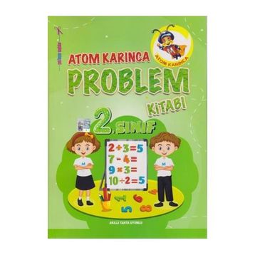 2. Sınıf Problemler Kitabı Ahmet Çelikkol Atom Karınca Yayınları