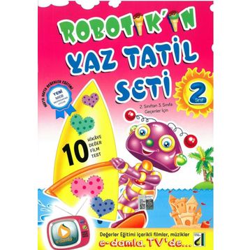 2. Sınıf Robotikin Yaz Tatil Seti Damla Yayınları