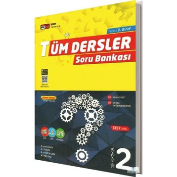 2. Sınıf Tüm Dersler Soru Bankası Test Kitabı Sbm Soru Bankası Merkezi Yayınları