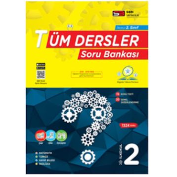 2. Sınıf Tüm Dersler Soru Bankası Test Kitabı Sbm Soru Bankası Merkezi Yayınları