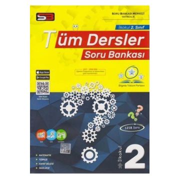 2. Sınıf Tüm Dersler Soru Bankası Test Kitabı Sbm Soru Bankası Merkezi Yayınları