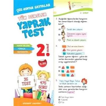 2. Sınıf Tüm Dersler Yaprak Test - Celal Akbaş