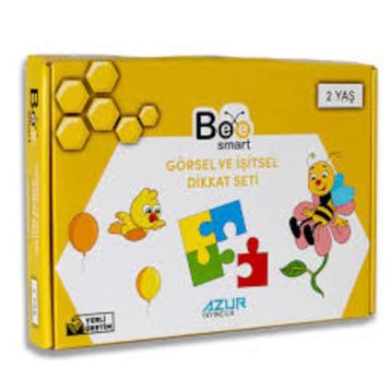 2 Yaş Görsel ve İşitsel Dikkat Seti-Bee Smart