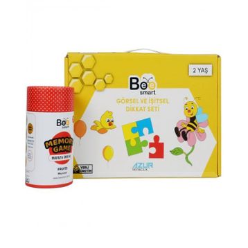 2 Yaş Görsel ve İşitsel Dikkat Seti-Bee Smart