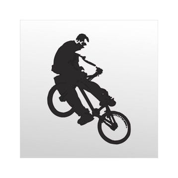 20 cm Bisiklet Folyo Sticker