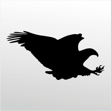 20 cm Kartal Folyo Sticker